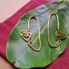 Brass Long Dangler Earring