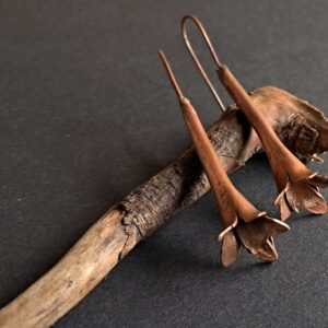 Copper Tuberose earring