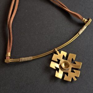 Jamdani Hansli necklace