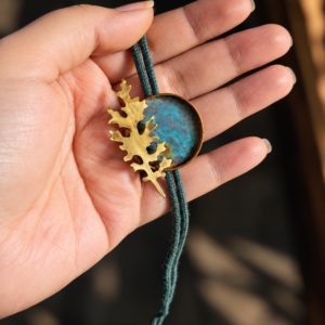 Moss (Mexican Style tie neckpiece)